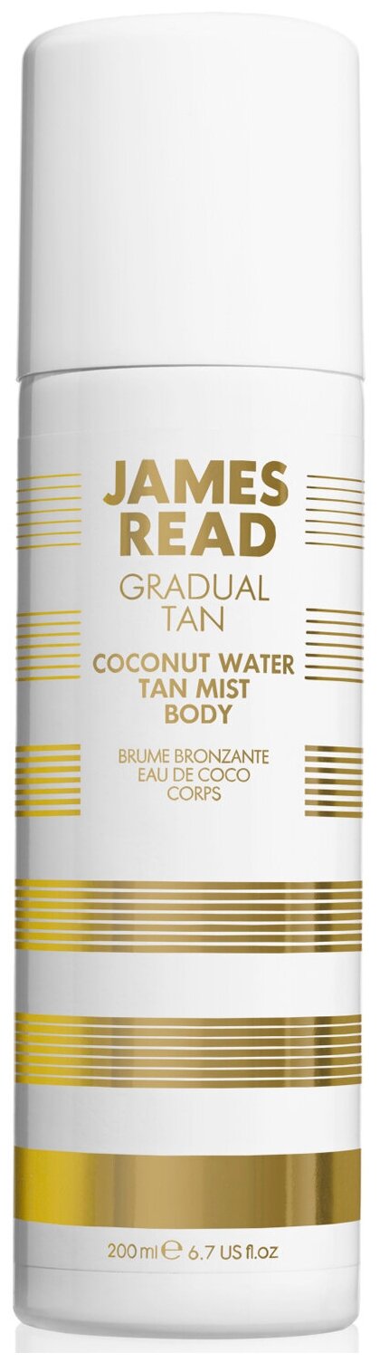 Вода-спрей JAMES READ Кокосовая освежающее сияние Coconut Water Tan Mist Body, 200 мл