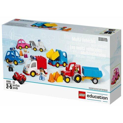 конструктор lego education preschool 9333 общественный и муниципальный транспорт 934 дет Конструктор LEGO Education PreSchool DUPLO 45006 Муниципальный транспорт, 32 дет.