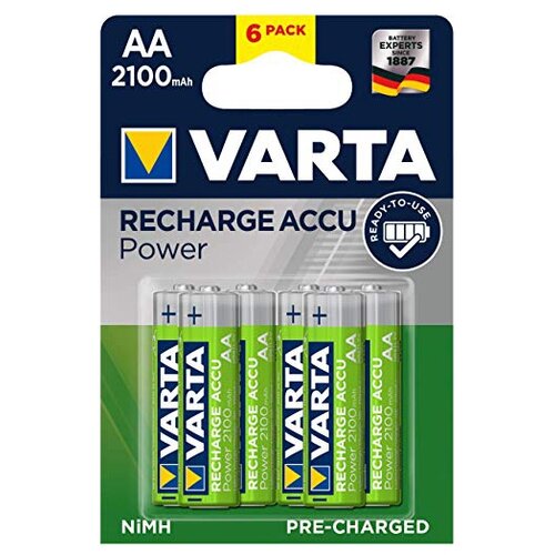 фото Аккумулятор varta aa rechargeable accu 2100mah pre-charged ready-to-use bl2 , 2шт.