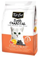 Наполнитель Kit Cat Zeolite Charcoal Citrus Blast (4 кг)