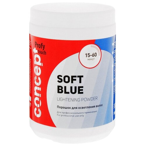 фото Concept profy touch порошок для осветления волос soft blue lightening powder, 500 г