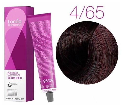 Краска для волос LONDA COLOR EXTRA RICH 4/65 60ML