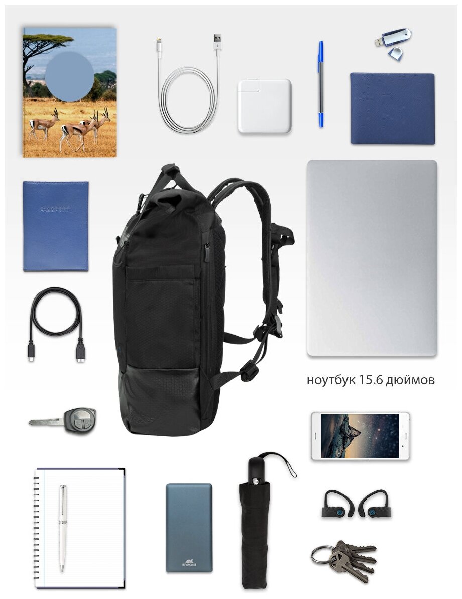 Рюкзак для ноутбука Riva - фото №6