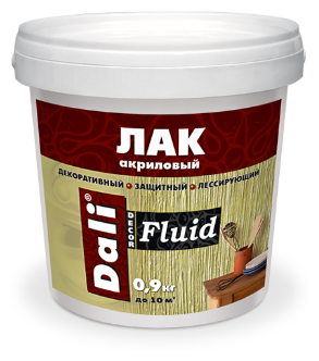 Лак декоративный, защитный, Dali Decor Fluid, 0.9 кг