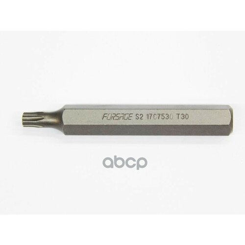 Бита Torx Т30 L=75Мм 1/2Dr FORCE арт. 1767530 бита торкс т27 75 мм 10 мм force 1767527 15898046