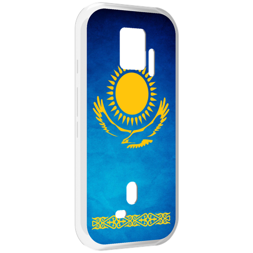Чехол MyPads герб и флаг казахстана для ZTE Nubia Red Magic 7S Pro задняя-панель-накладка-бампер
