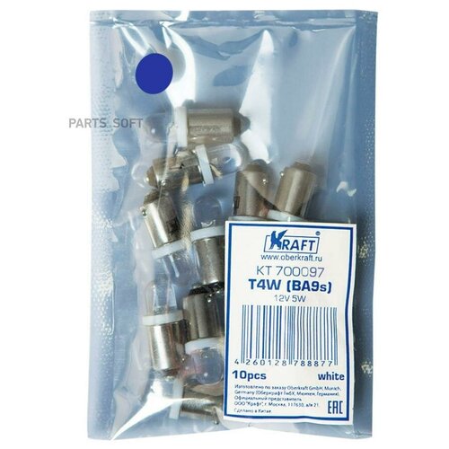Лампа Светодиодная 12V T4w 4W Ba9s Kraft 1 Шт. Картон Kt700097 Kraft арт. KT700097