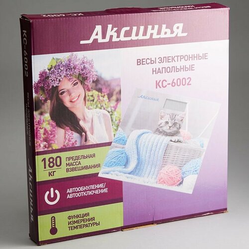 Напольные весы (аксинья КС-6002 забавный котенок)