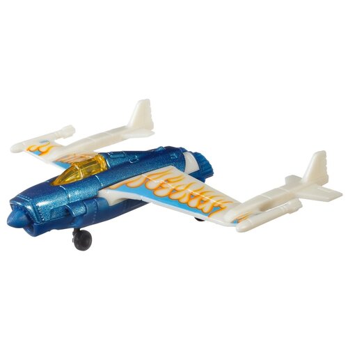 фото Самолет hot wheels sky busters bbl47, duel tail blue