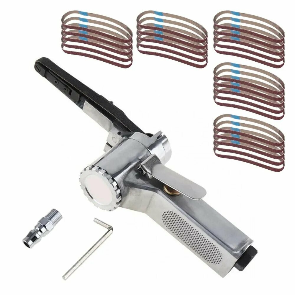 Пневматическая ленточная шлифовальная машина 10 мм