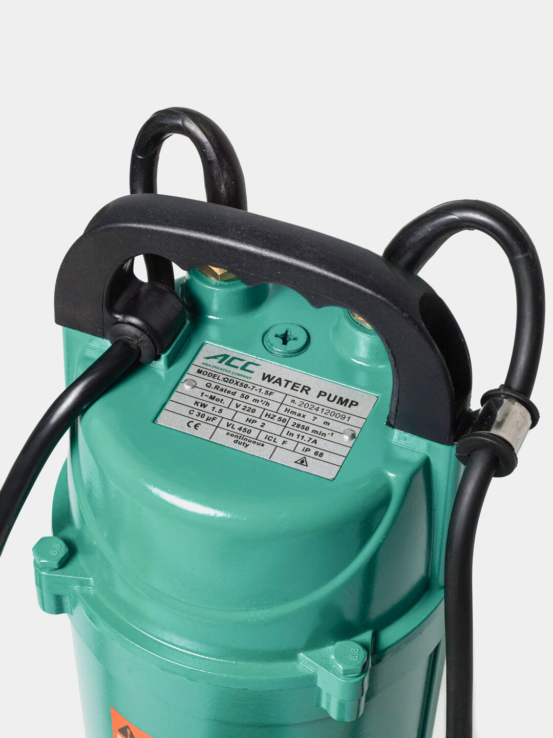 Насос погружной ACC, QDX50-7-1,5, мощность 1500Вт, центробежный — фото 1