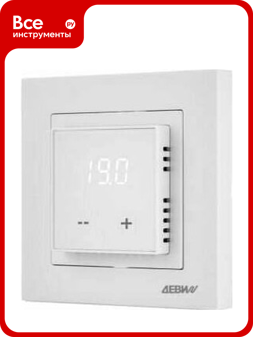 Терморегулятор ДЕВИ Room с датчиком пола 16А 140F1030R