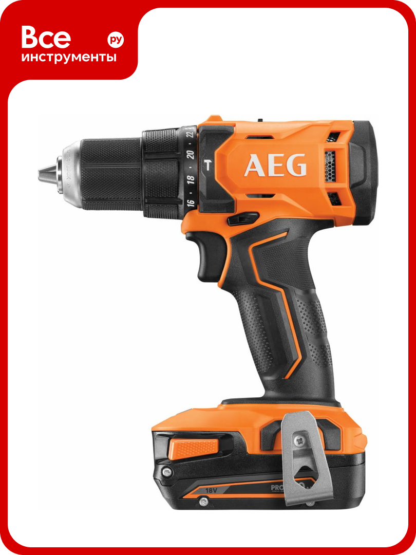 Ударная дрель-шуруповерт AEG BSB18G4-202C 4935478631