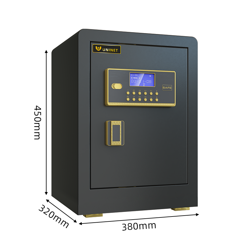 Умный сейф с биометрией, паролем и тревогой