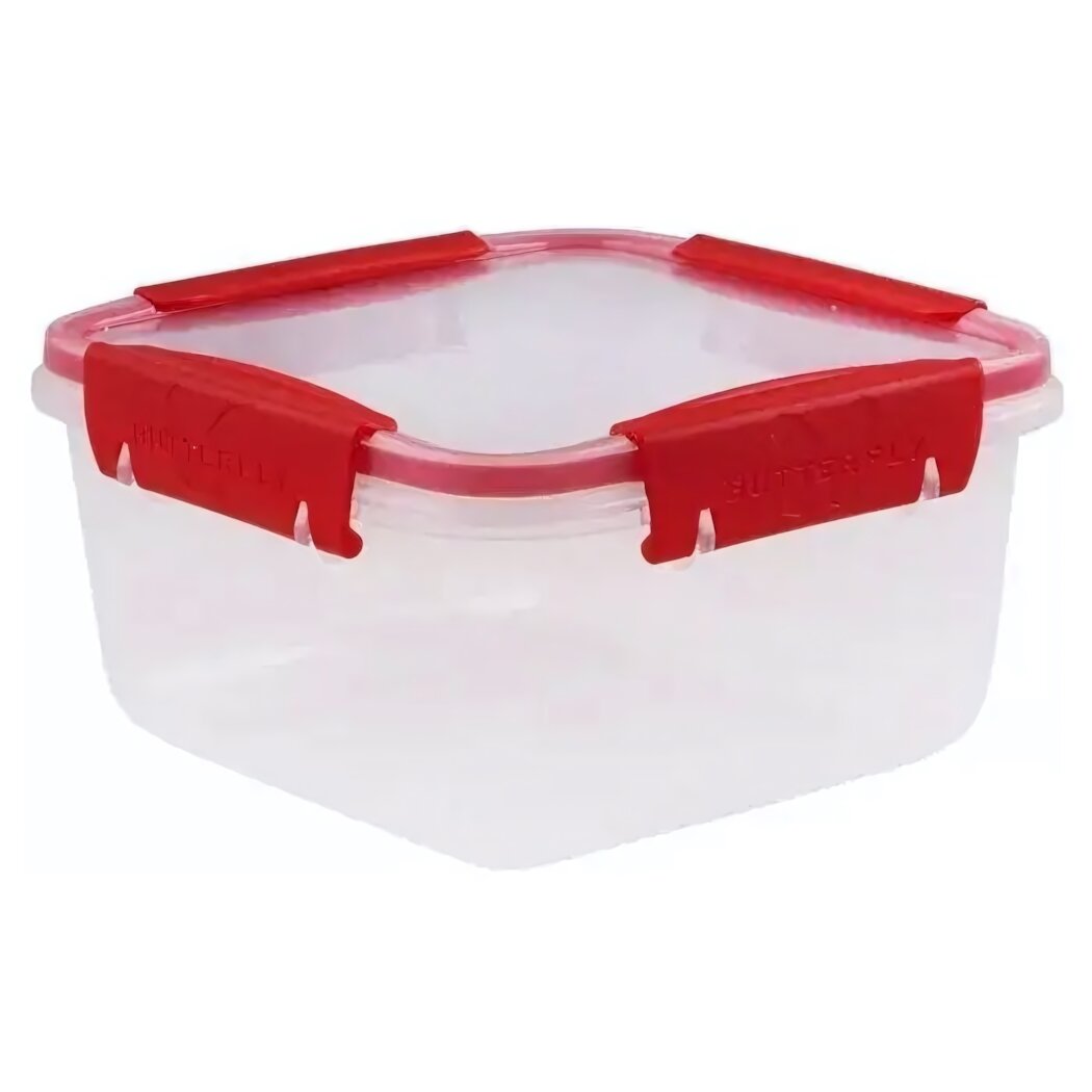 Контейнер герметичный «Butterfly Bright» 12л красный комплект 8 шт