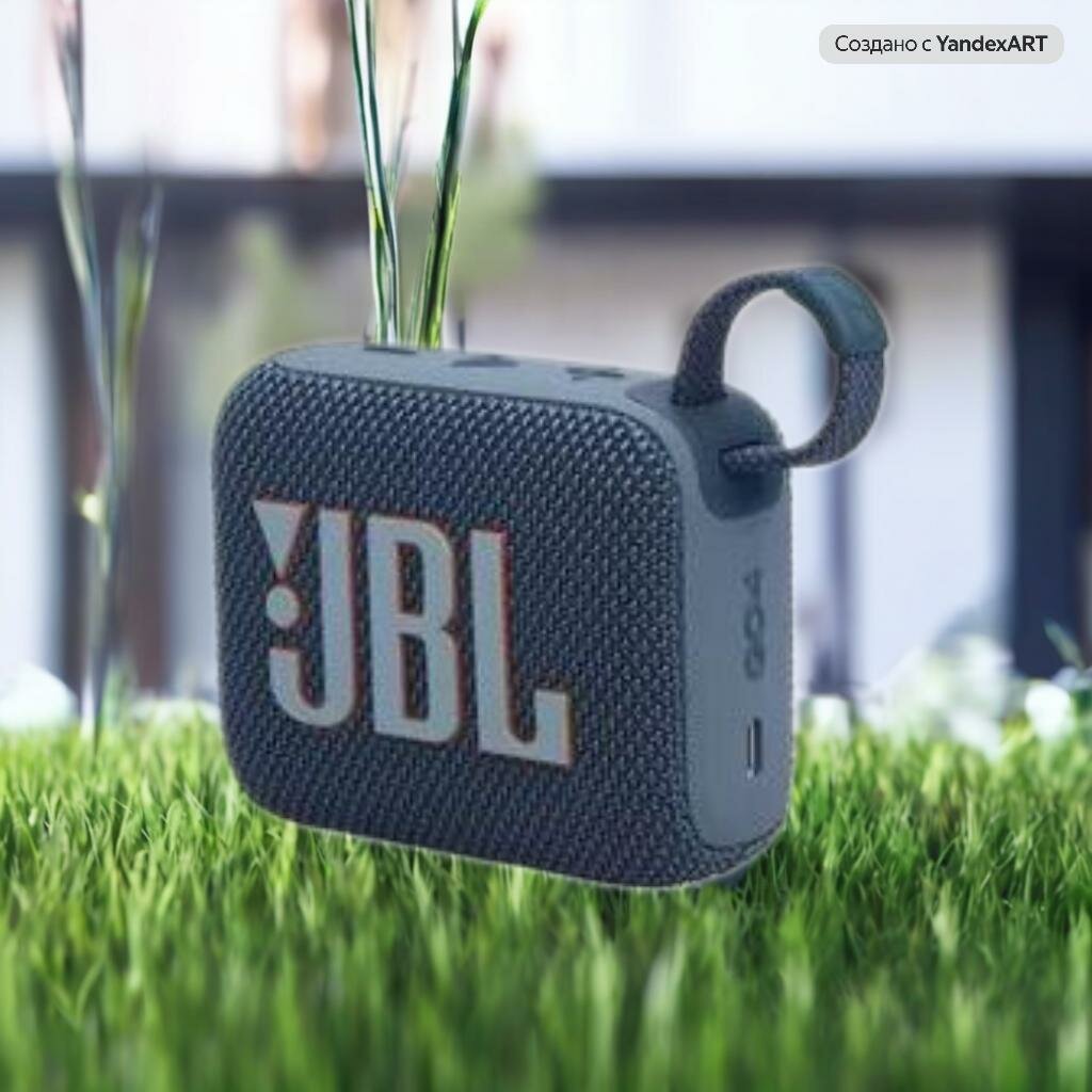 Портативная колонка Soundcore JBL GO4, 5-10Вт, IP67, до 15 ч работы, Li-pol, USB Type-C, синий