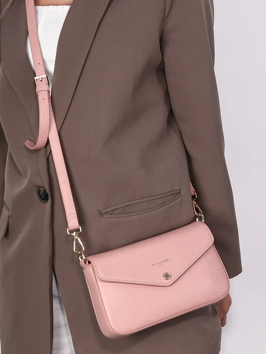 Сумка кросс-боди DAVID JONES, светло-розовый — фото 1