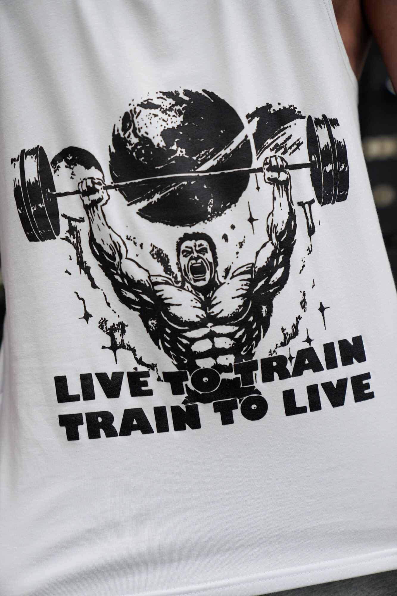 Майка спортивная Inferno Style, 1 шт., размер L, белый — фото 1