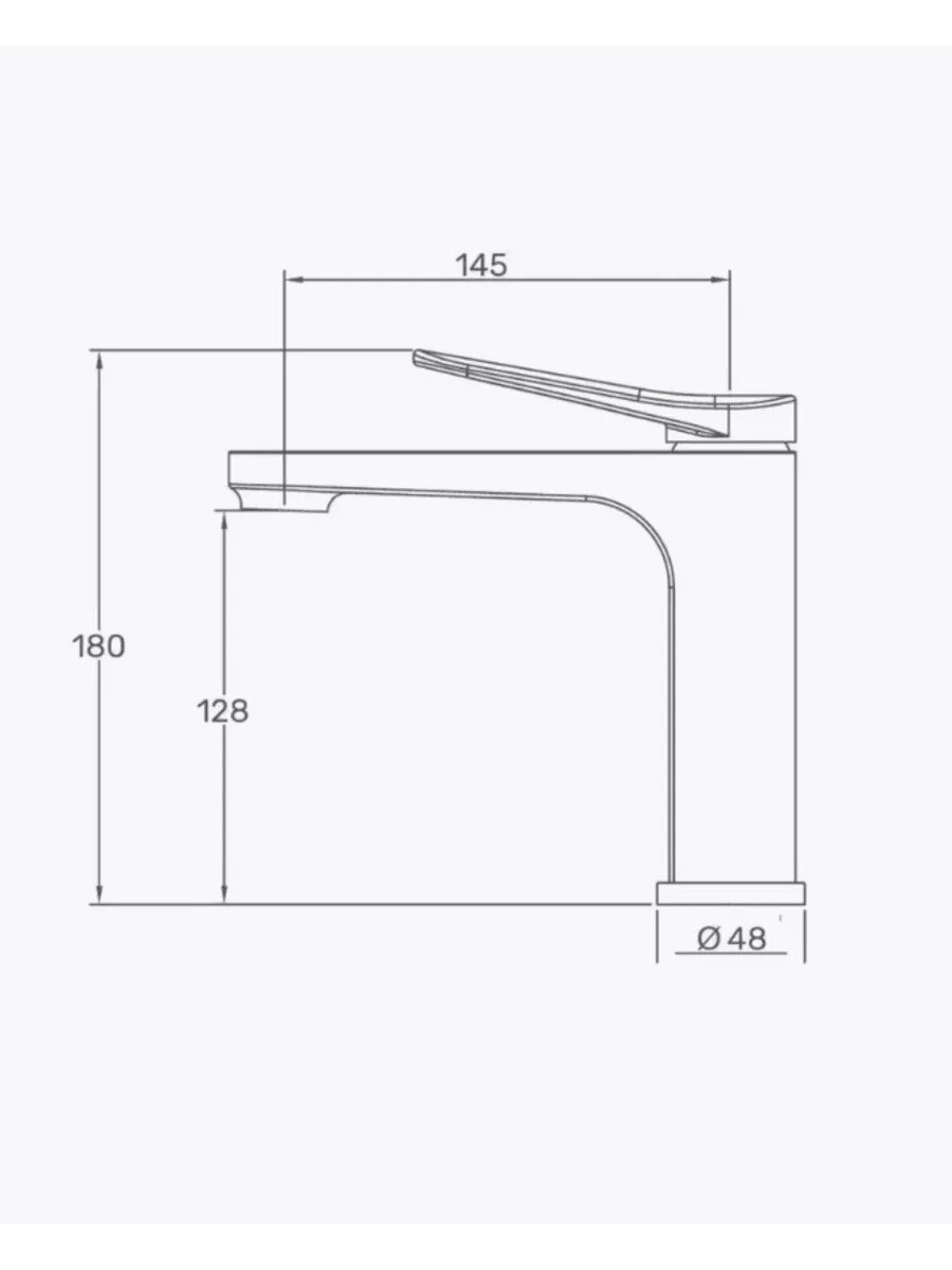 Смеситель для раковины GAPPO G1010-6 — фото 1
