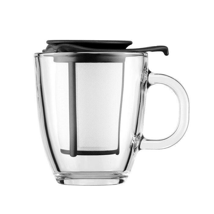 Bodum Кружка с ситечком 0,35 л Black Yo-Yo Bodum