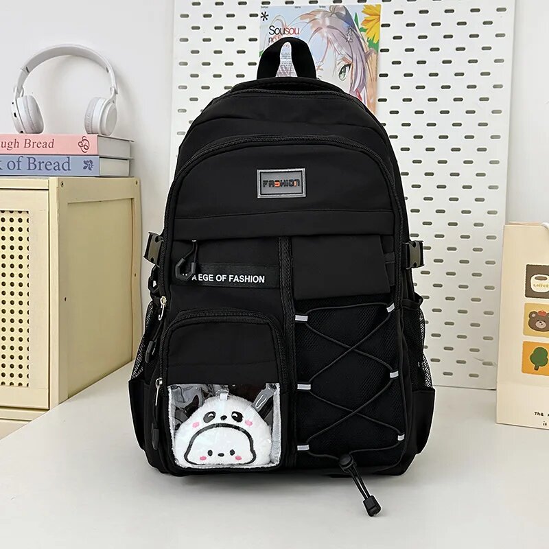 Детские школьные сумки для мальчиков-подростков и девочек легкие школьные рюкзаки для младших классов детская школьная сумка для студентов большой размер 3-9 Черный Black