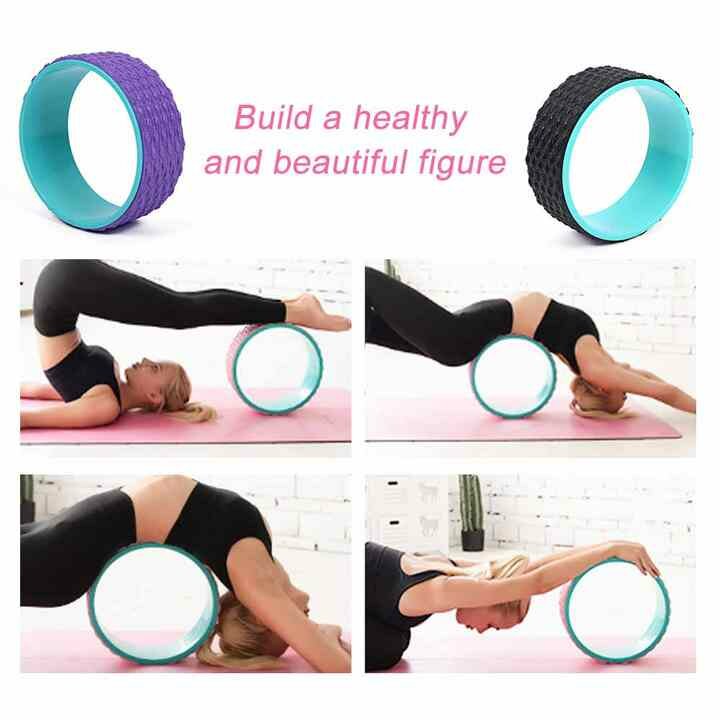 Кольцо для йоги 32 см — текстурированное кольцо для растяжки и пилатеса из мягкого PP — фото 1