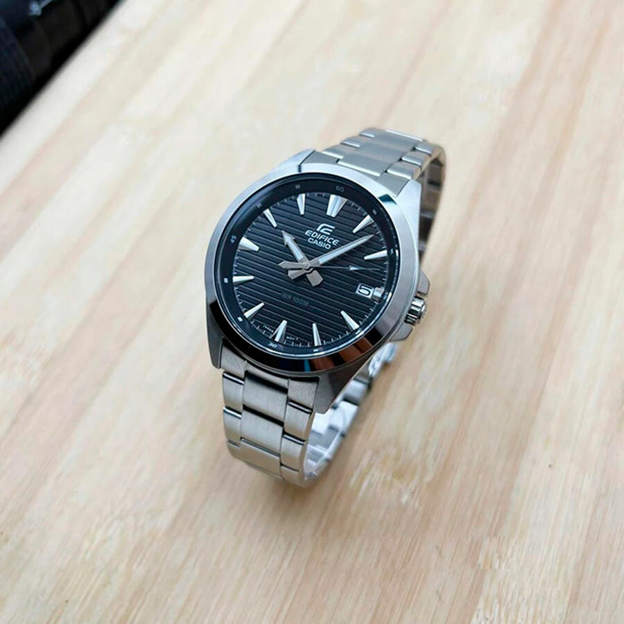 Наручные часы CASIO Edifice, черный/серебристый — фото 1