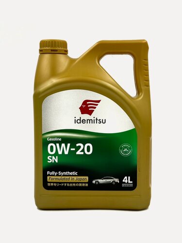 Изображение товара Масло моторное Idemitsu 0w-20, 4 литра, синтетическое , для авто