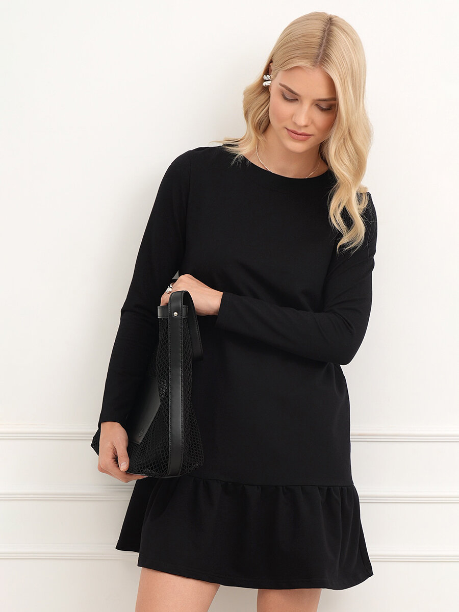 Платье Happyfox для женщин, размер 54, черный