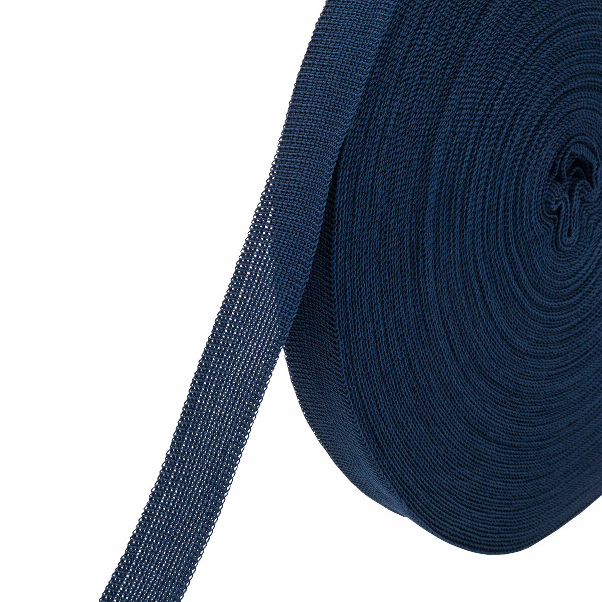 Тесьма окантовочная для шитья 18-2 см*30 м плотность 43 г/м² 'Лента' (030 темно-синий)