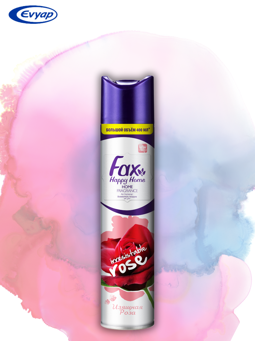 Освежитель воздуха Fax Freshener Rose, 400 мл, с ароматом розы