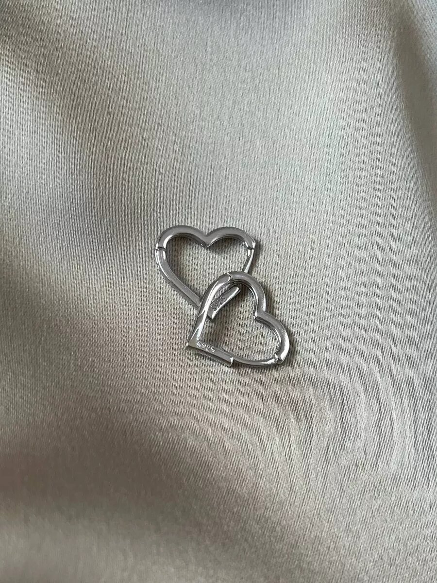 Серьги конго, серый — фото 1