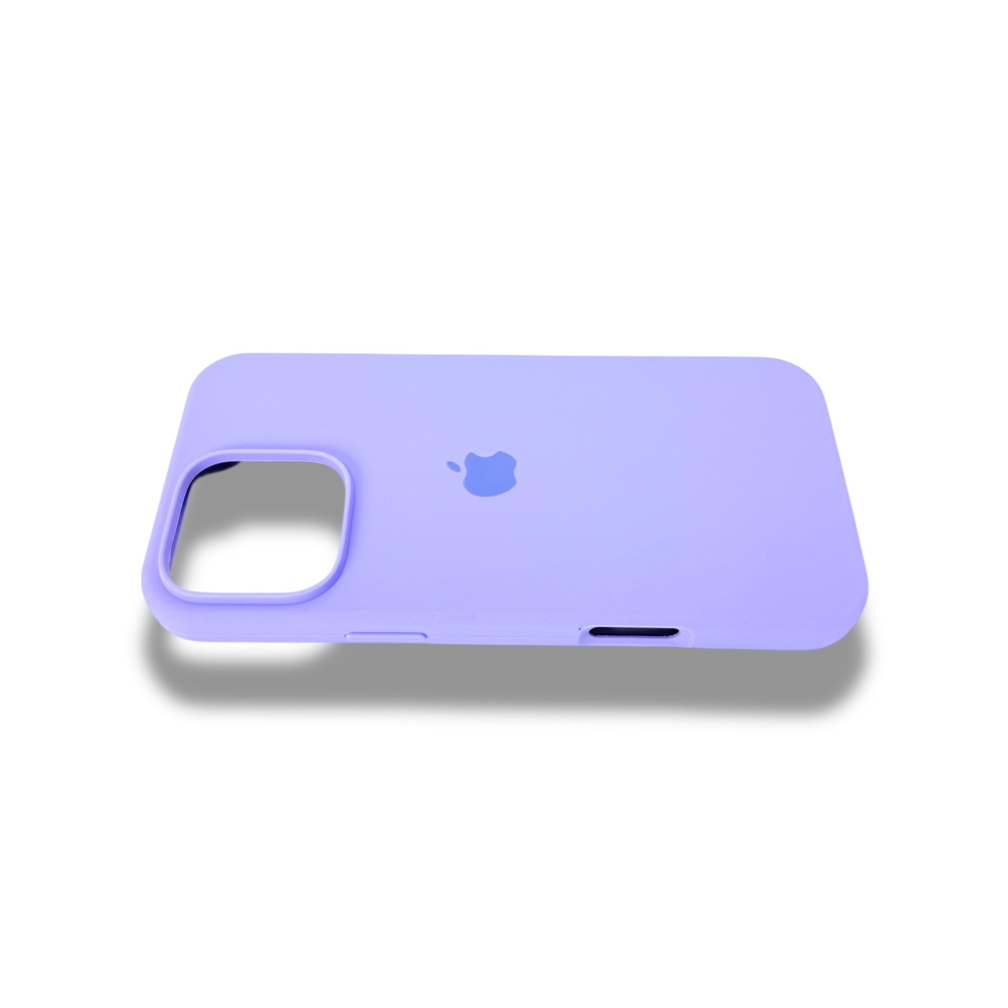 Силиконовый чехол с бархатной подкладкой для iPhone 13 Pro Max – премиум защита — фото 1