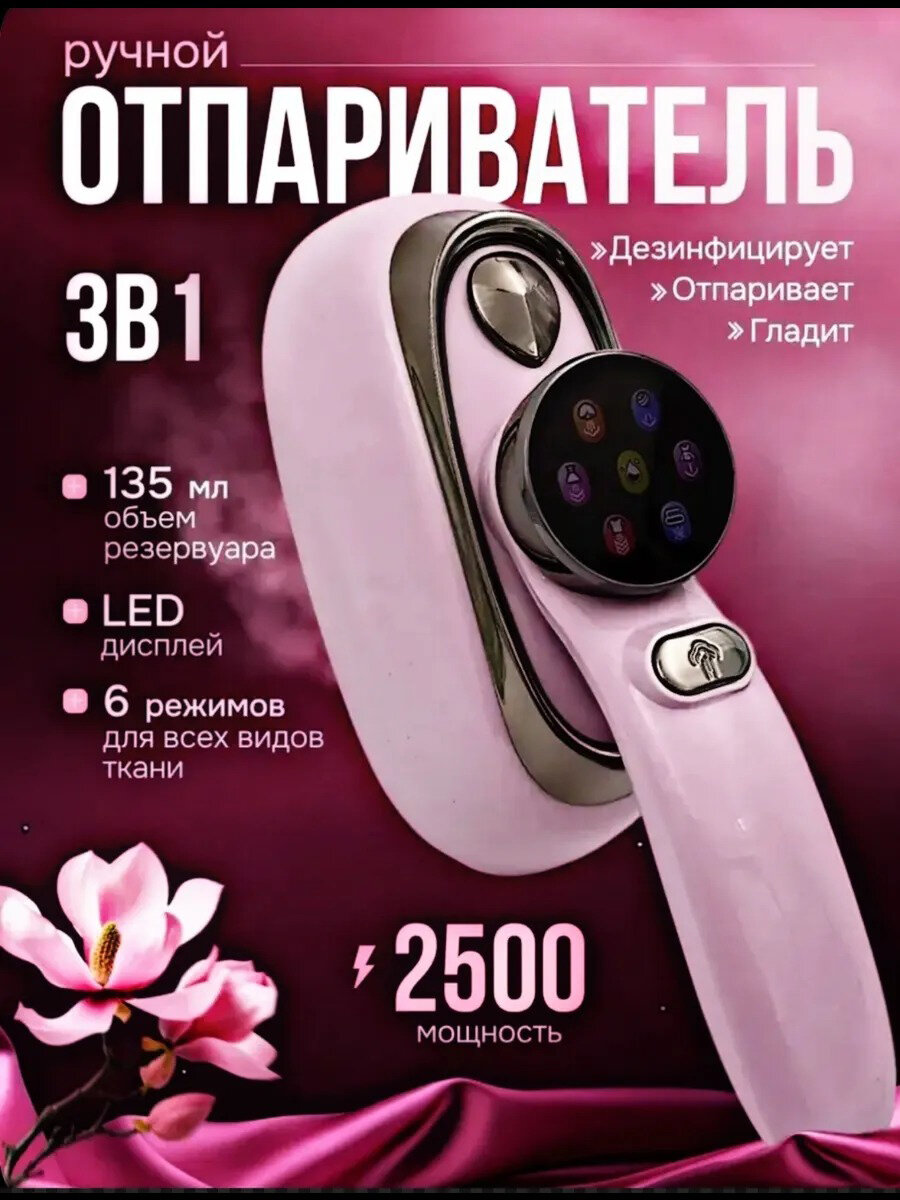 Ручной отпариватель для одежды дорожный утюг  парогенератор для вещей электрический