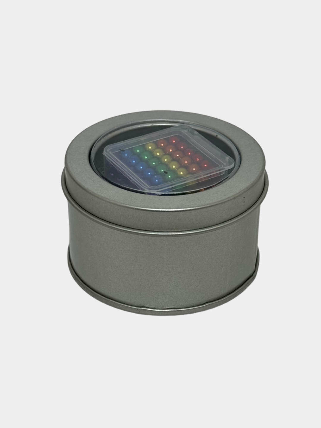 Магнитный конструктор Неокуб радужный, 3D модели, Для подростков и школьников, STEM игрушка Код. 24638