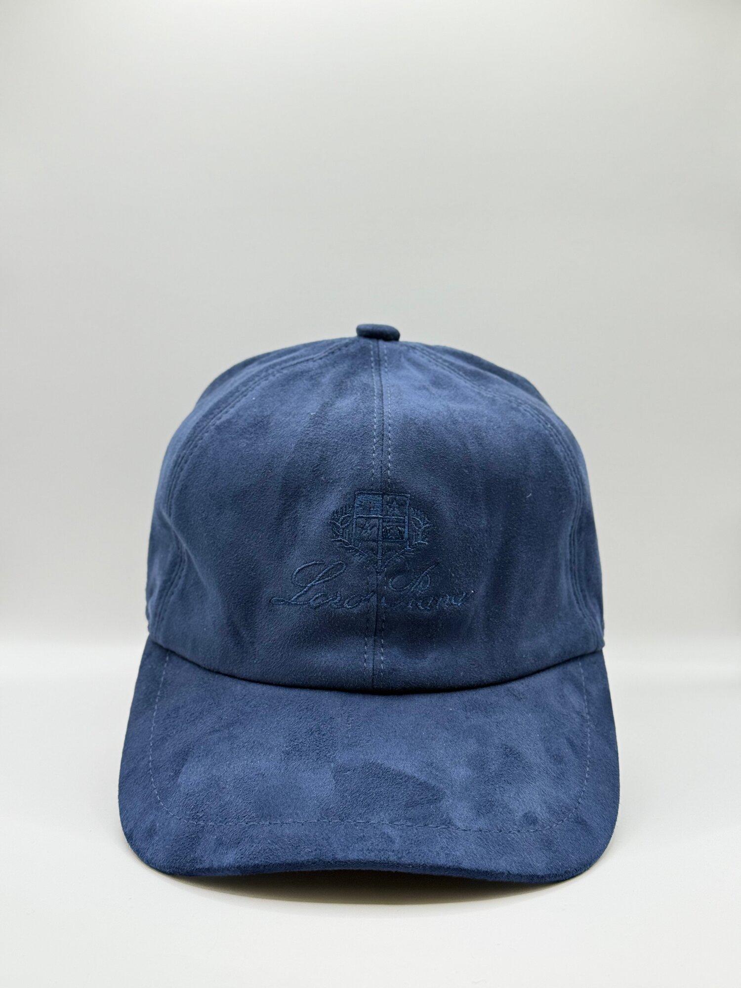 Кепка Loro Piana замшевая кепка Loro Piana для взрослых и детей, размер OneSize, 00229 темно-синий