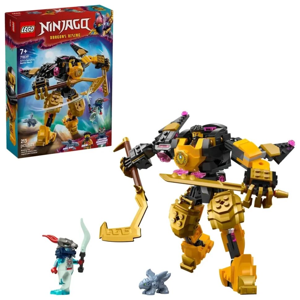 Конструктор LEGO NINJAGO Боевой робот Круджитсу Арина 213 дет, 71839