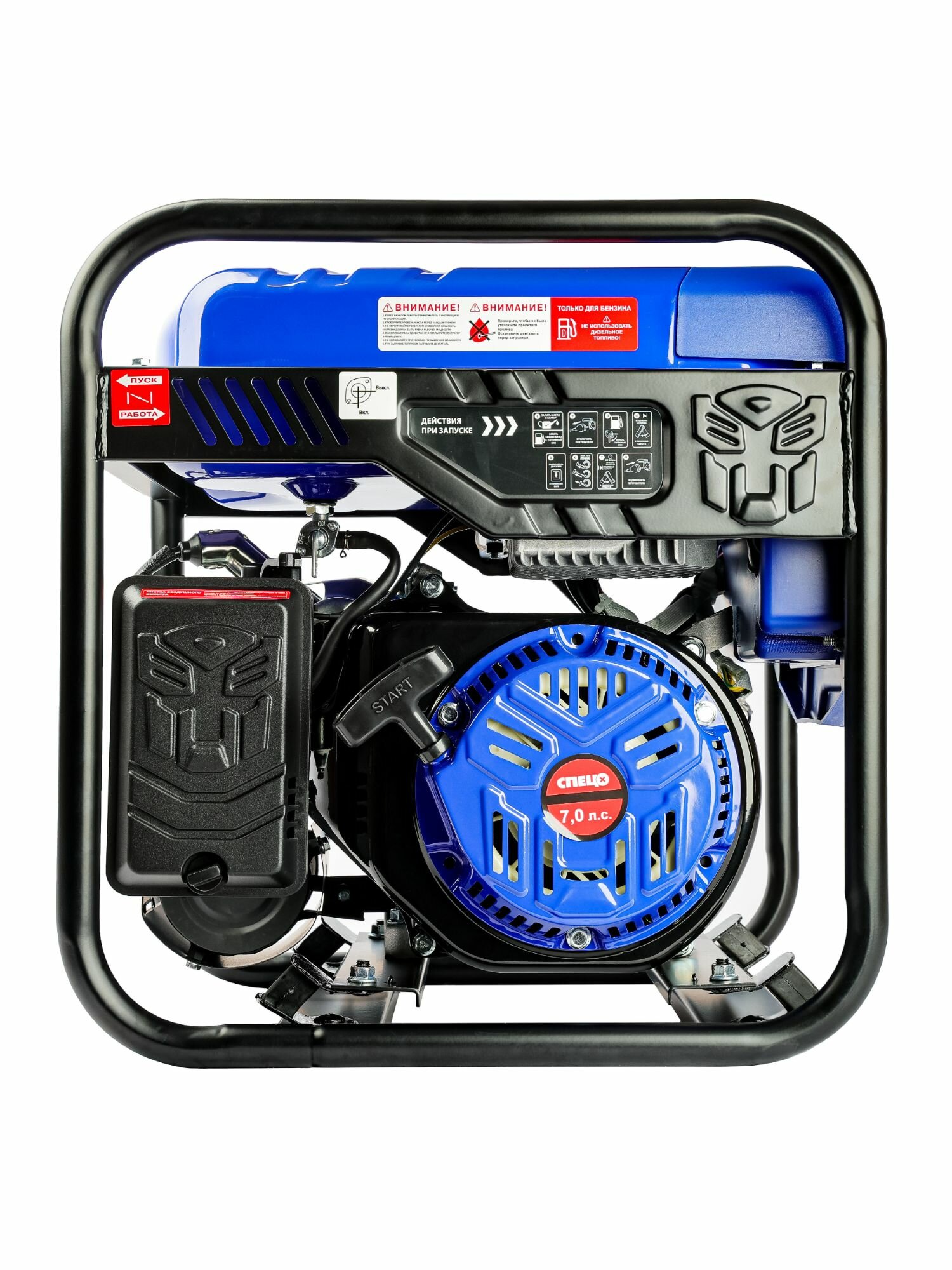 Генератор бензиновый Спец 172F, 3 кВт - фото №4