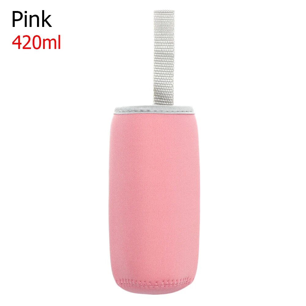 Чехол для бутылки Neoprene разных цветов Розовый, 420ML, pink