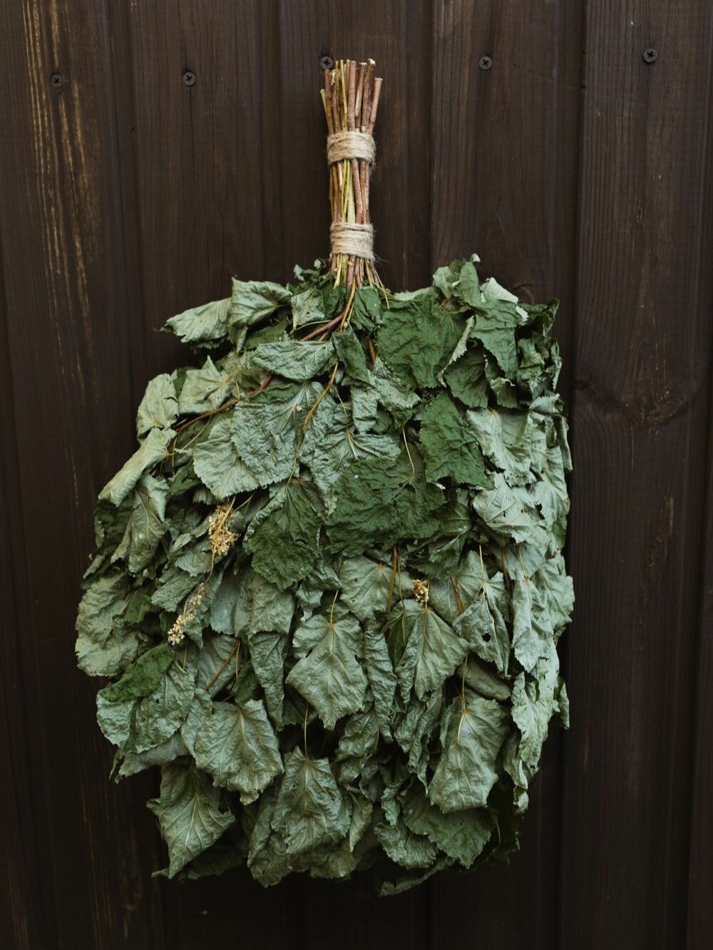 Веник премиум-класса липовый с таволгой 48 см ручная работа