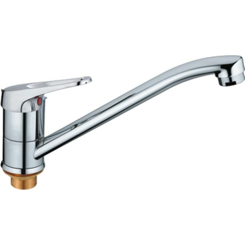 Смеситель для кухни Cron CN4913 Хром Поворотный  современный дизайн