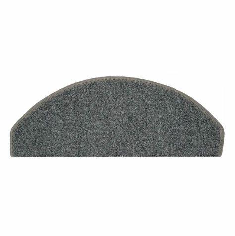 Коврик на ступени полипропилен 28х65 см цвет серый