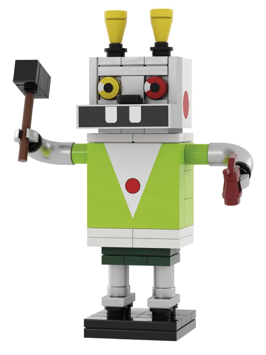 Конструктор Brick Labs "Ну, погоди: Заяц-робот" — фото 1