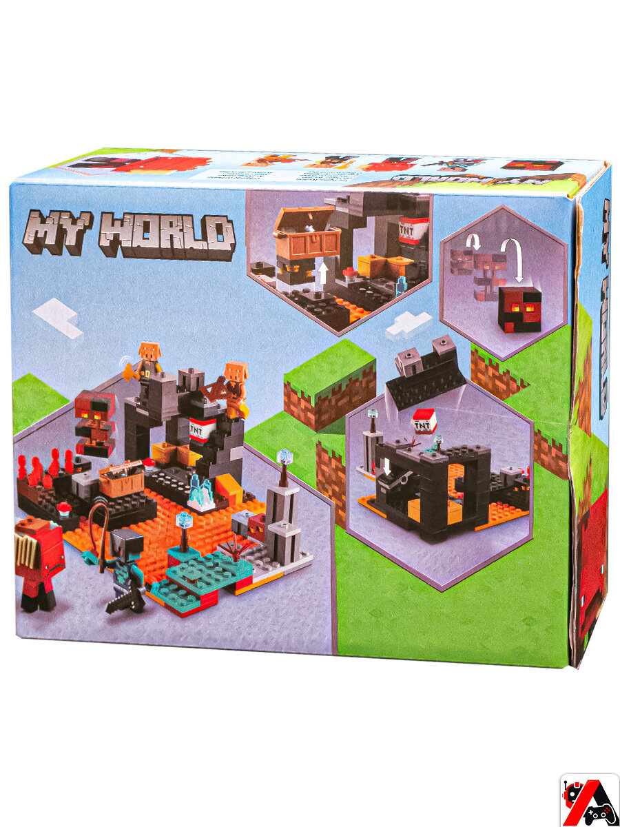 Конструктор Майнкрафт Ферма с ветряной мельницей — фото 1