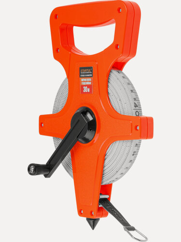 Изображение товара Рулетка геодезическая 30 м STARTUL ST3022-30, фибергассовая лента, мерная лента