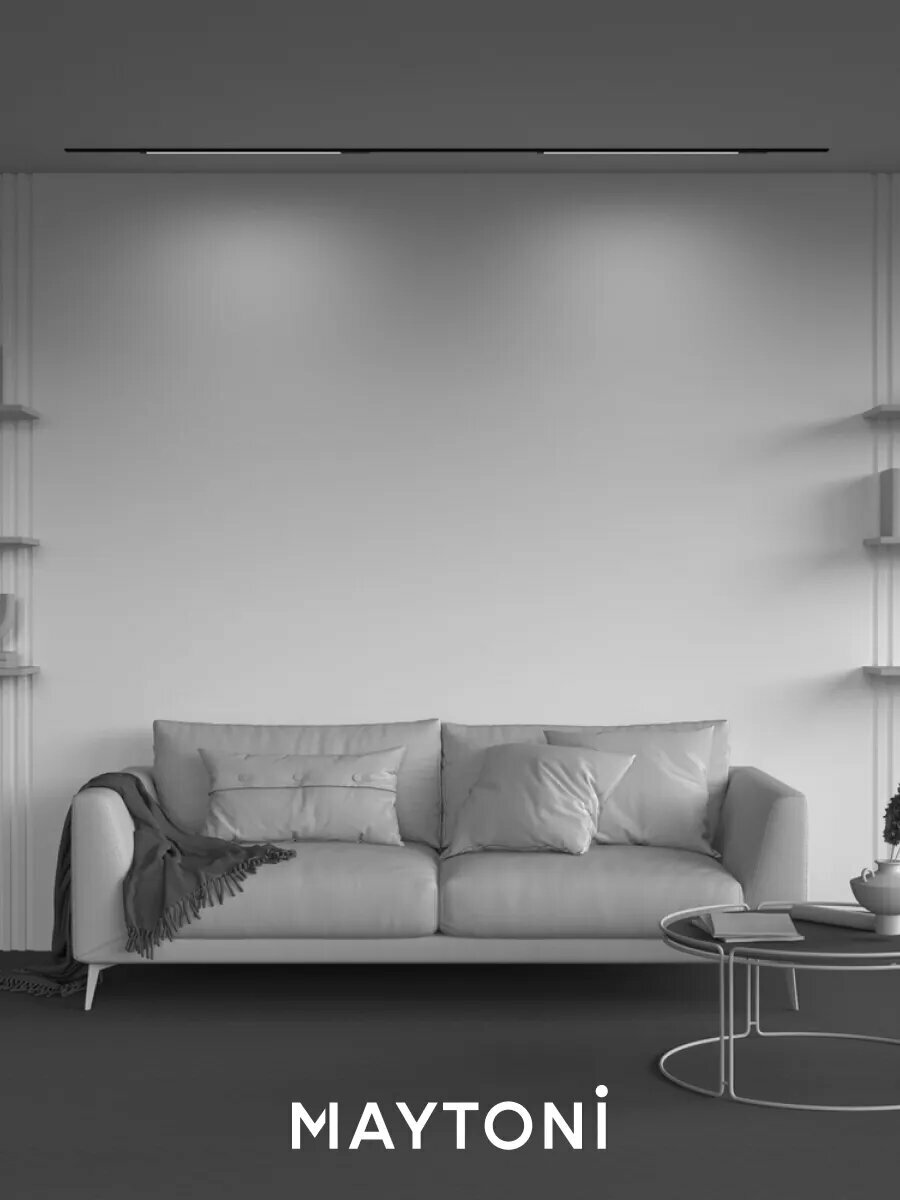 Трековый светильник Maytoni Technical TR231-2-15W3K-B, DC 48 V, IP20, — фото 1