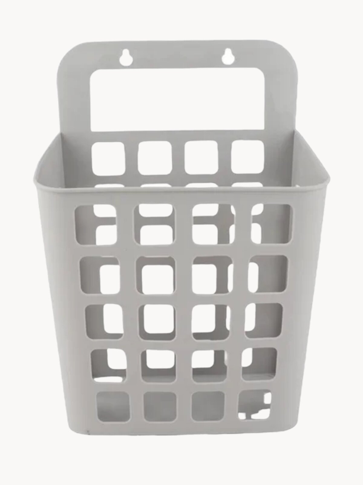 Мусорное ведро подвесное на дверцу, серое 10 литров 46х27х16 см .