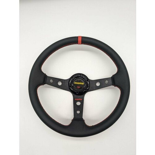 Универсальный гоночный руль для дрифта момо кожа средний вылет