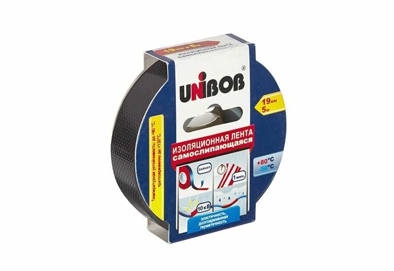 Изолента Unibob 19 мм х 5 м - фото №7