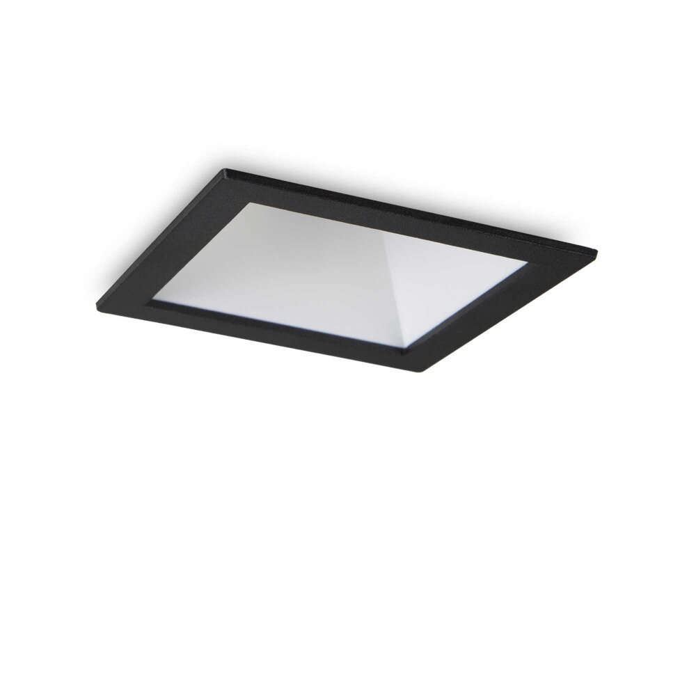 Встраиваемый светодиодный светильник Ideal Lux GAME SQUARE 11W 3000K BK WH - фото №2